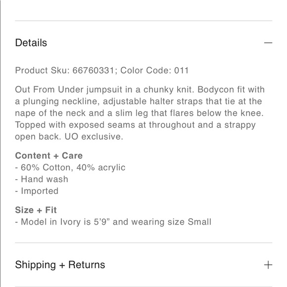 Out From Under Farrah Knit Jumpsuit - Picture 6 of 9